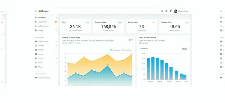 Deepor_950e47 Deepor – Bootstrap Admin & Dashboard Template - Image 1