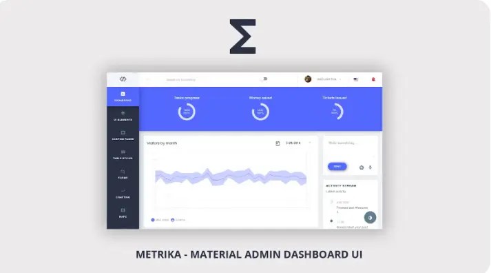 Metrika_216f52 Metrika – Bootstrap Admin & Dashboard Template - Image 1