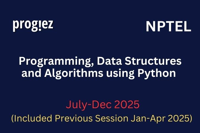 Nptel Programming Data Structures And Algorithms Using Python Nptel Week 6 Quiz Assignment - Minimal Illustrations - Perfect Full HD Collection