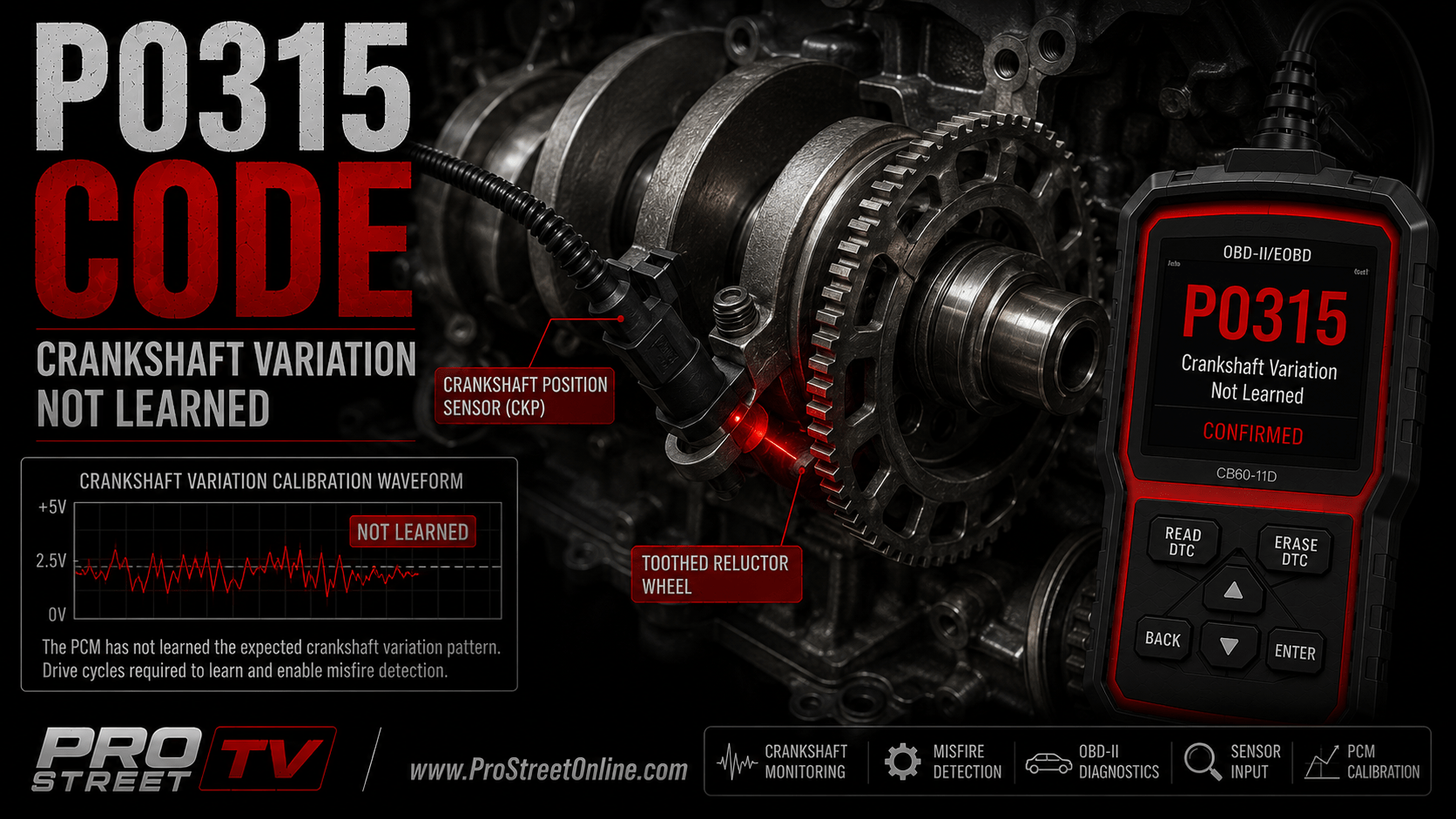 P0315 crankshaft position variation not learned diagnostic guide