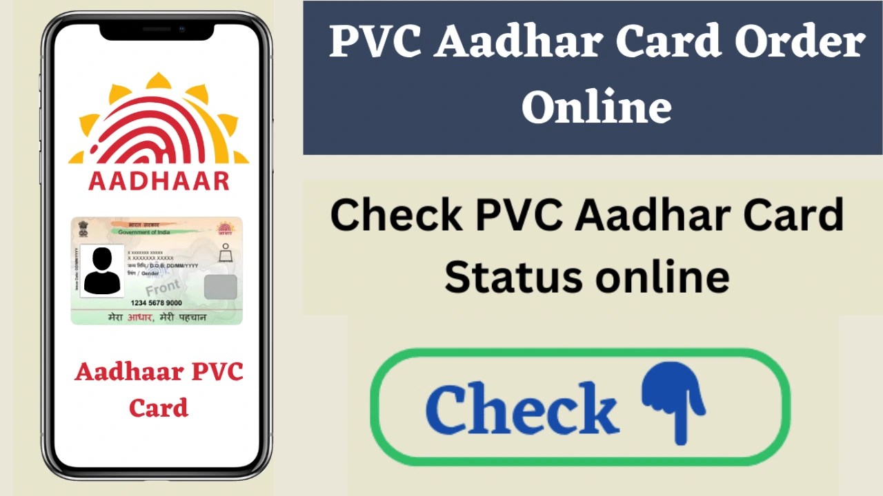 Order Aadhaar PVC Card Online & Check Status UIDAI