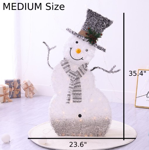 Christmas LED Snowman Home Decoration - Online Furniture Store