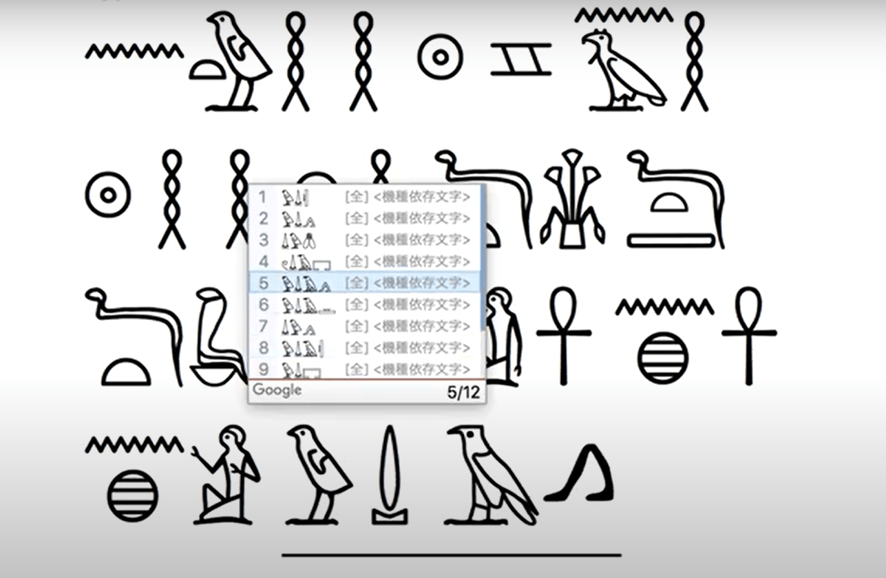 怎麼「寫」古埃及文？ – 古埃及練習曲［舊站］