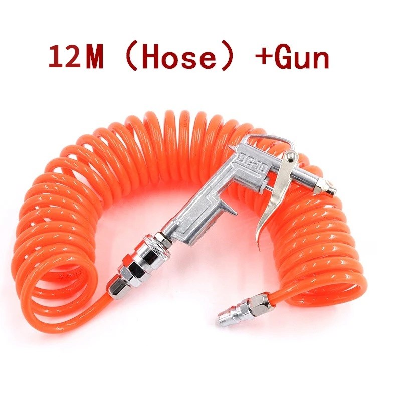 Yüksek Basınçlı Temizleme Tabancası Tüpü 8*5mm JP Bağlantısı Geri Çekilebilir Hortum Pu Kompresör Hava Hortumu Hava Toz Toplayıcı Üfleme Yaylı Tüp - AliExpress