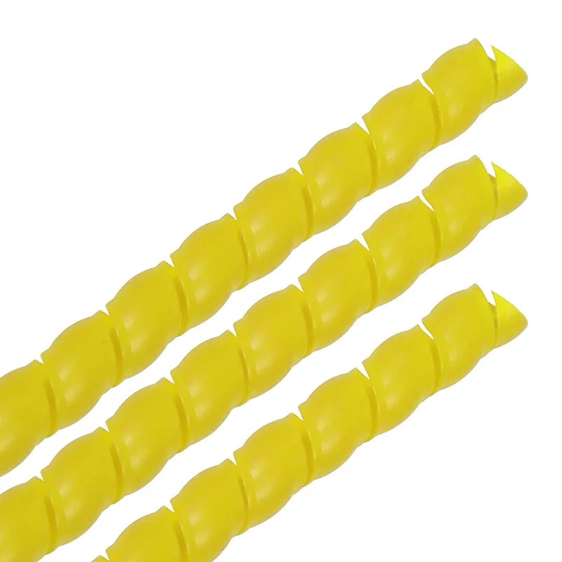 2M uzun 8/10/12mm kablo koruma kılıfı Spiral yara esnek tel organizatör yalıtım kılıfı tel sarma koruyucusu - AliExpress