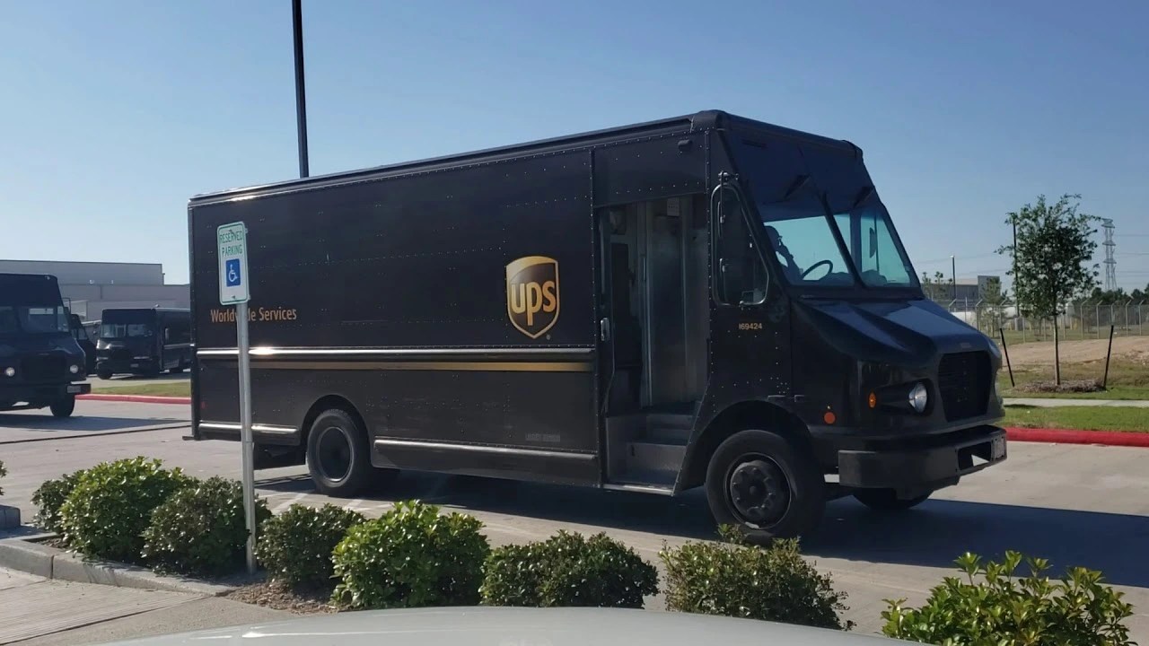 When does the ups truck come?