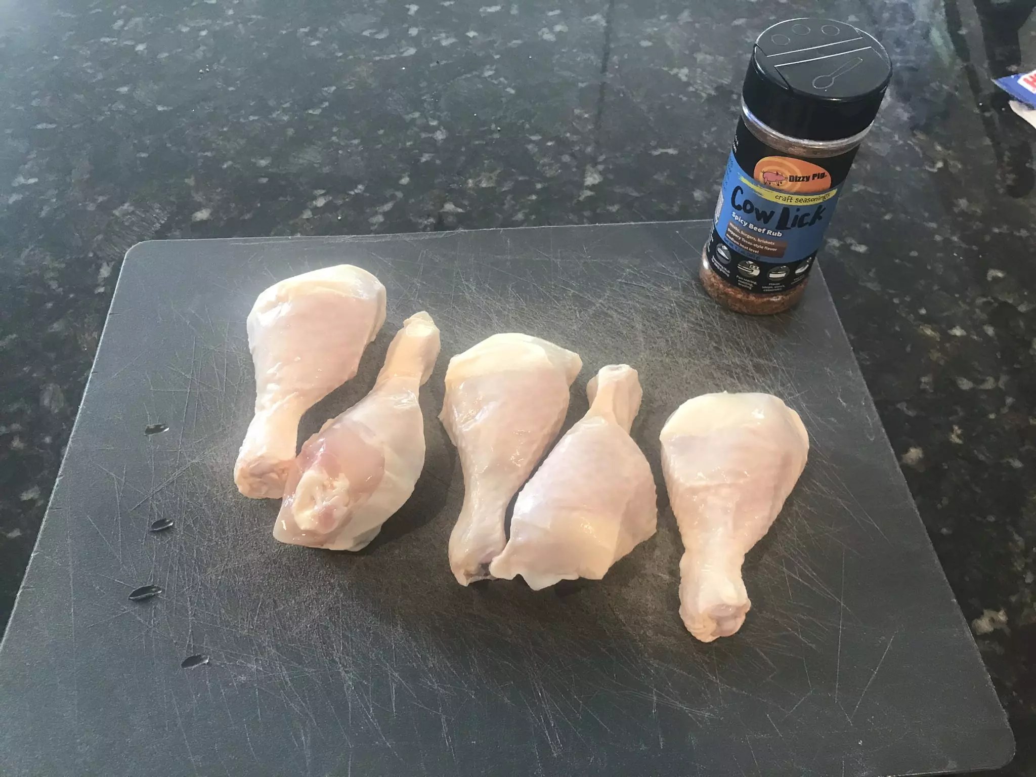 Chicken and Cow Lick getting Ready for the BGE