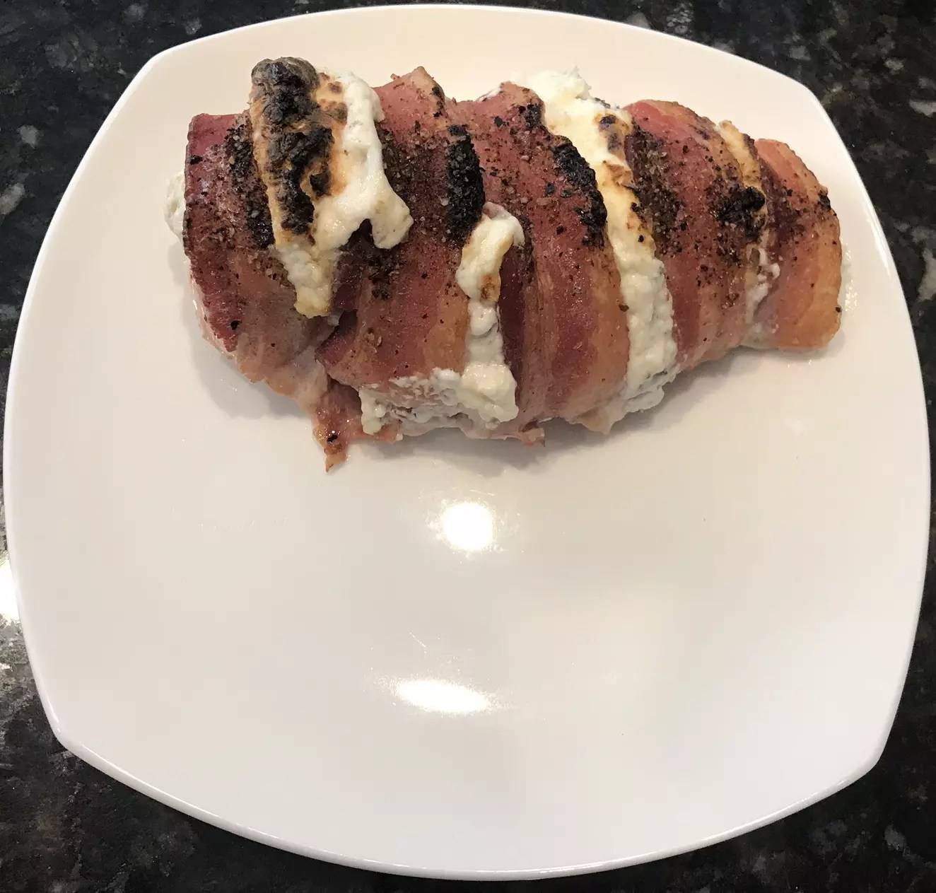 Bacon & Cream Cheese Wrapped Chicken W/ Shakin' The Tree Spice on BGE
