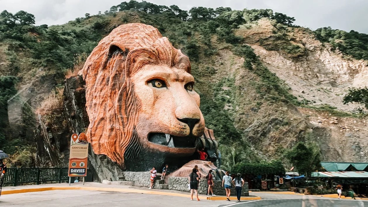 Lion's Head in Kennon Road, Baguio - Iconic Landmark of the City