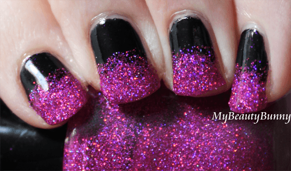 A England Ophelia Blackened Purple Nail Polish Gradient