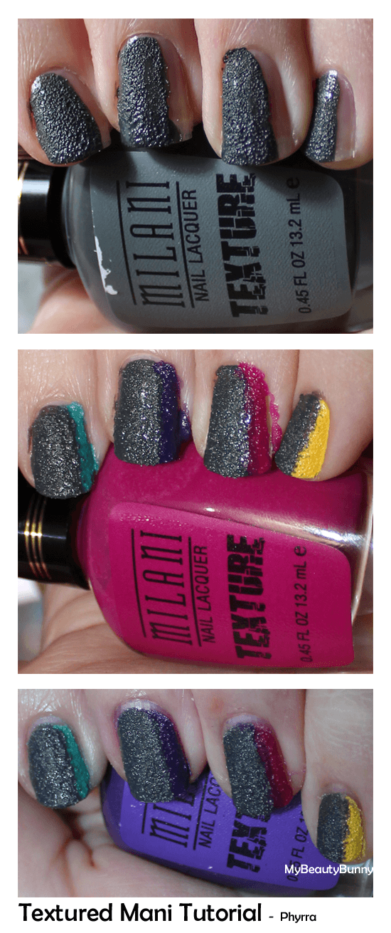 Milani Texture Creams Mani Tutorial