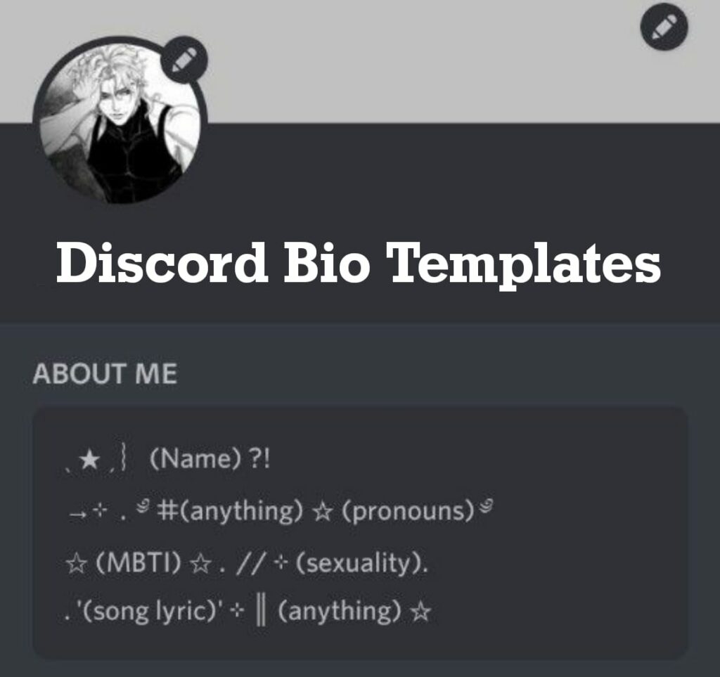 50+ discord bio templates (copy & paste)