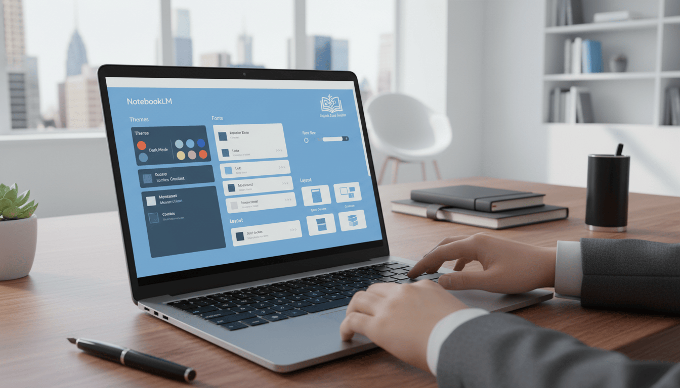 notebooklm user interface customization