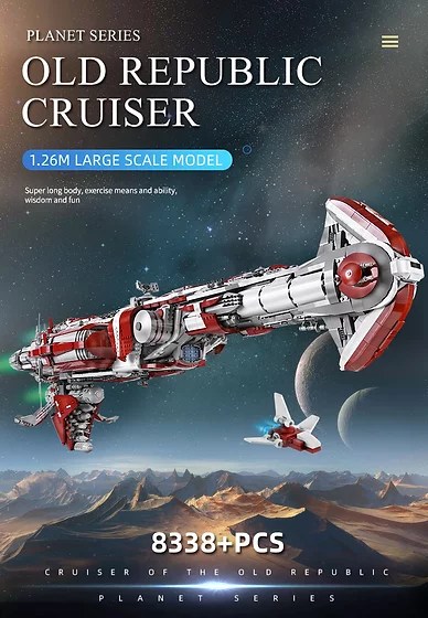 Mould King 21002 Star Wars Old Republic Cruiser 8338pcs