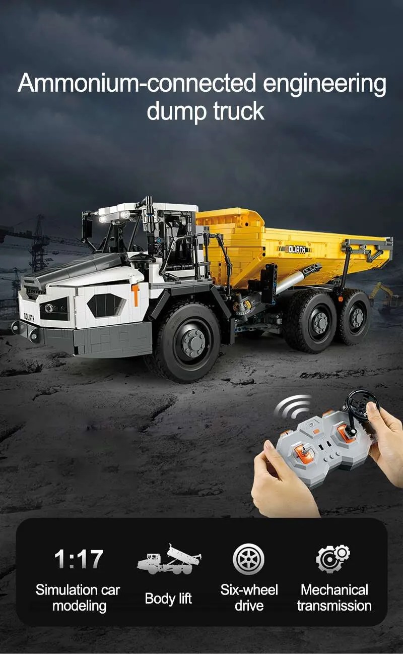 C61054 1:17 Articulated Dump Truck RC Vehicles