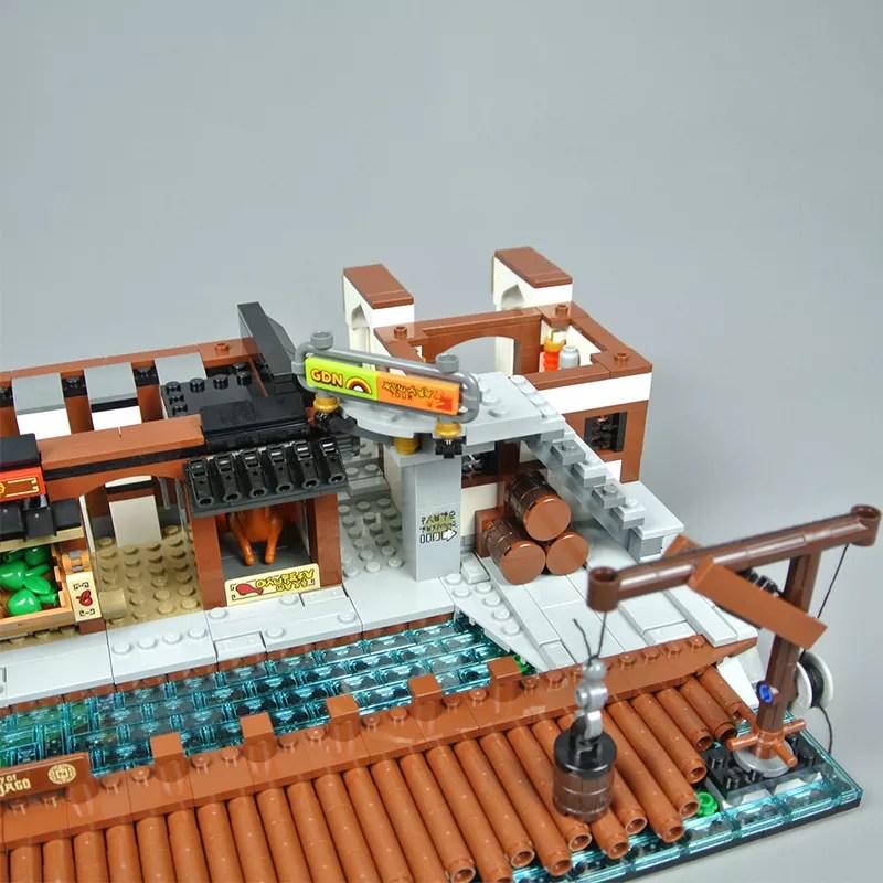 Ninja City Docks MOC 06083/10941 Compatible 70657