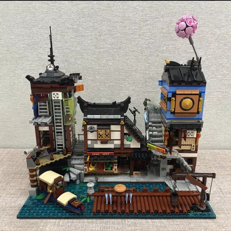 Ninja City Docks MOC 06083/10941 Compatible 70657 - My Building