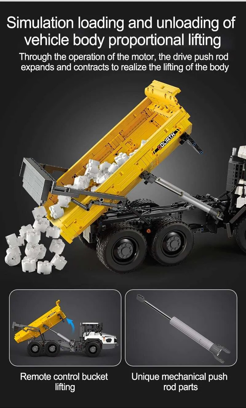 C61054 1:17 Articulated Dump Truck RC Vehicles