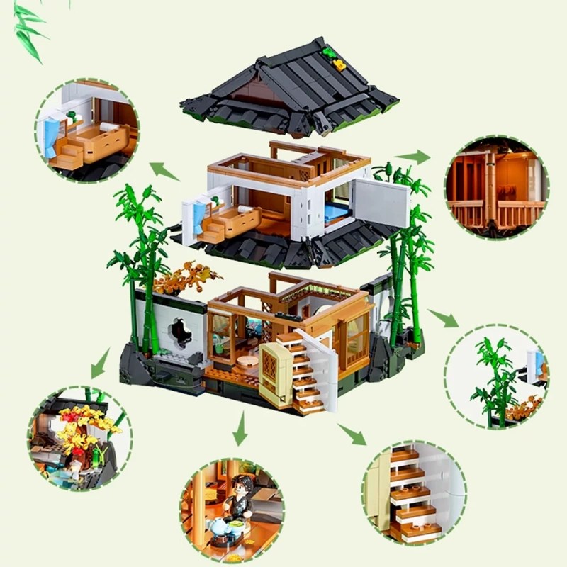 L9075 bamboo cottage