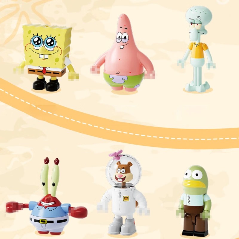 AREA-X AB0083 SpongeBob SquarePants Bikini Bottom – With Light