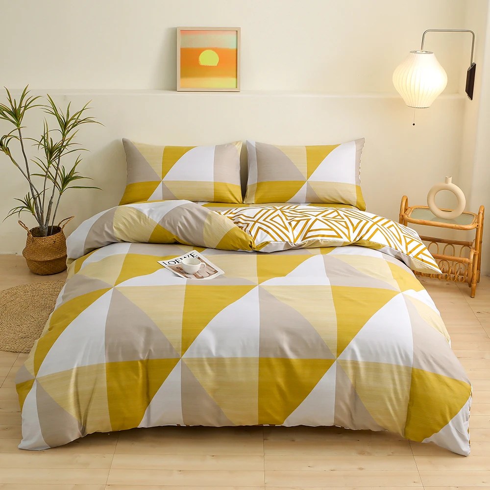 Luxury Marble Bedding Set - Modern Duvet Cover with Pillowcases (Twin/Full/Queen/King) - Image 2