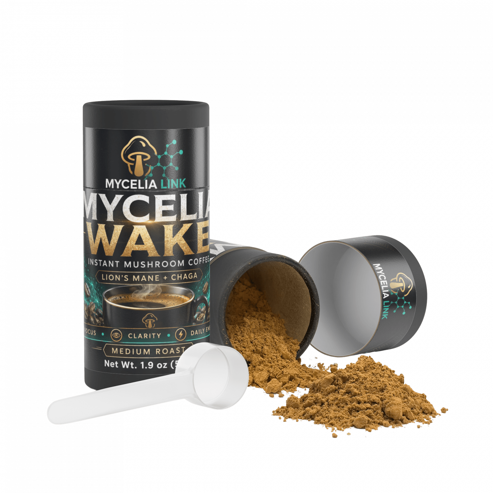 Mycelia Wake Mushroom Fuse Instant Coffee — Special Offer