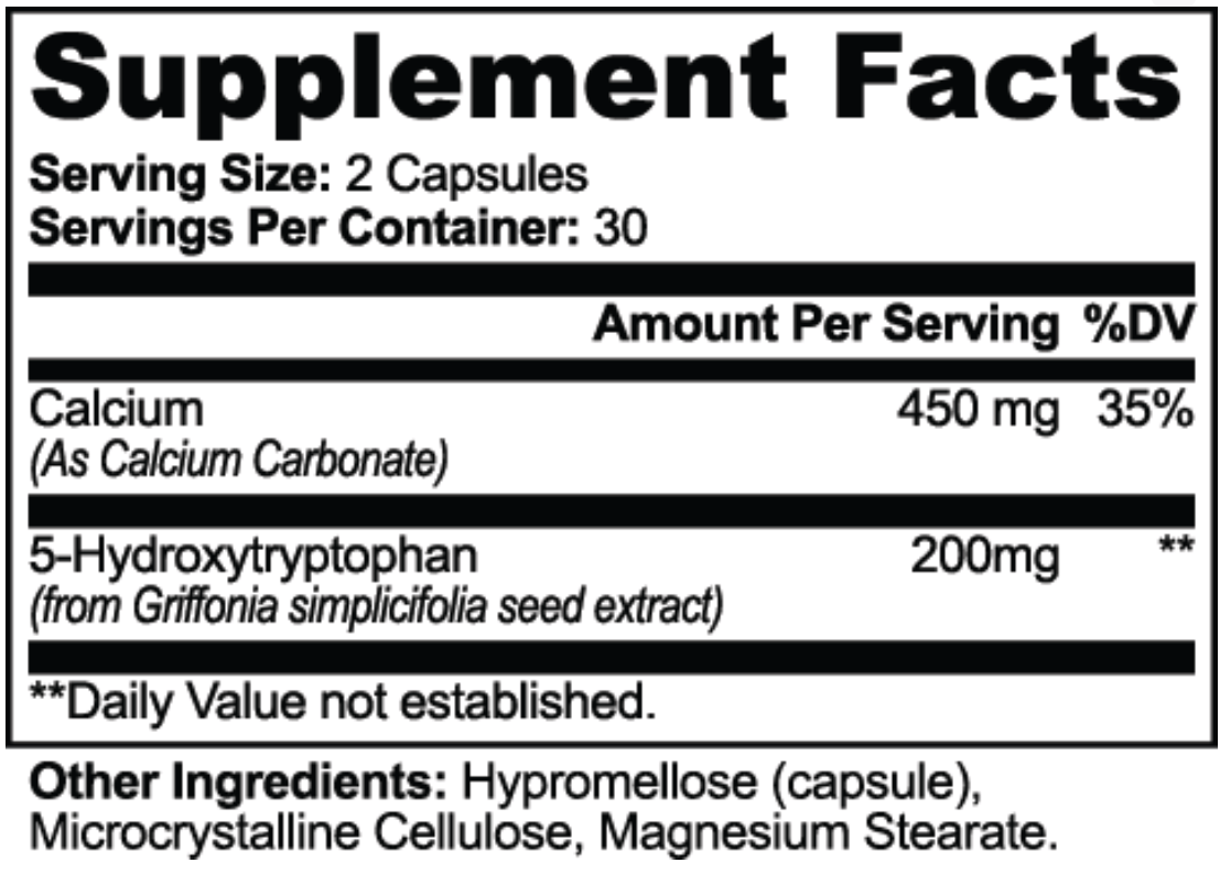 Mycelia Lumen supplement facts