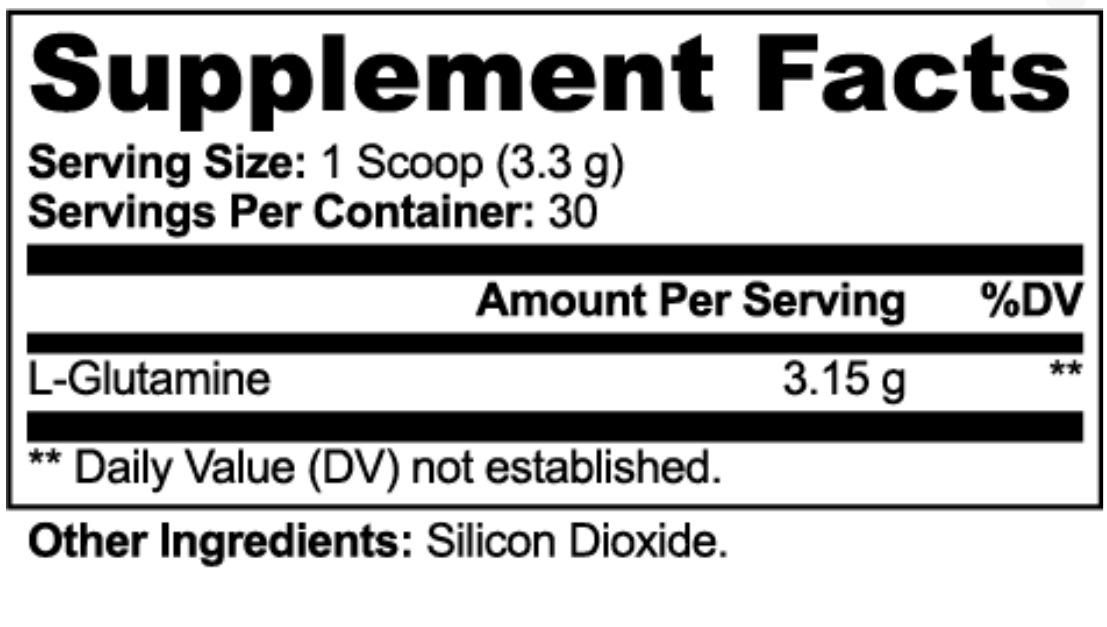 Mycelia Rebuild supplement facts