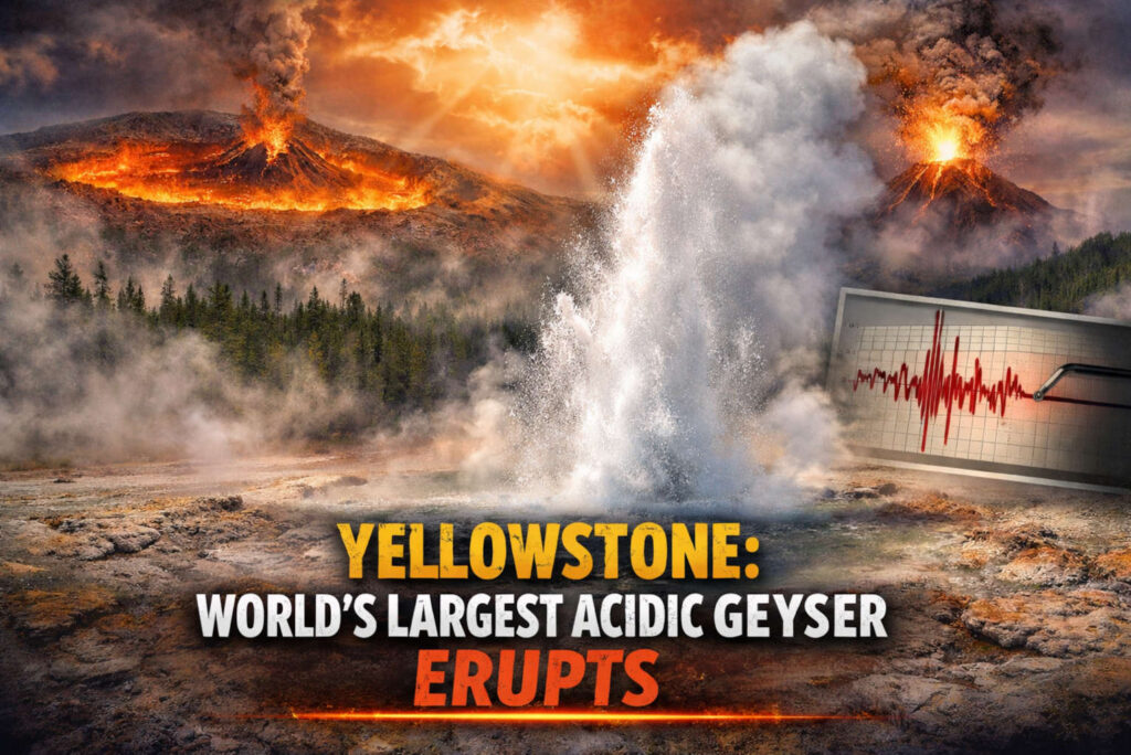 Yellowstone Awakens World S Largest Acidic Geyser Erupts After Being Yellowstone 1024x684 