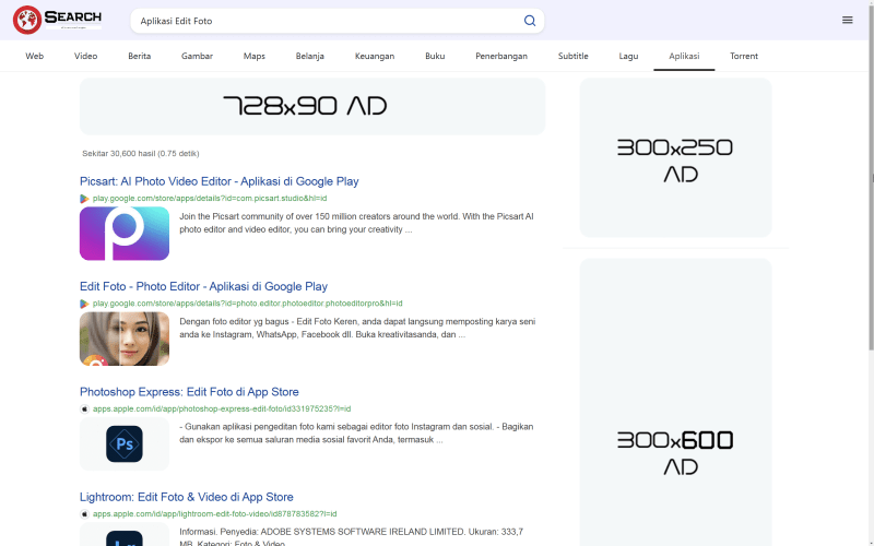 Web Mesin Pencari Google Custom Search Engine - Premium Light Picture - Full HD