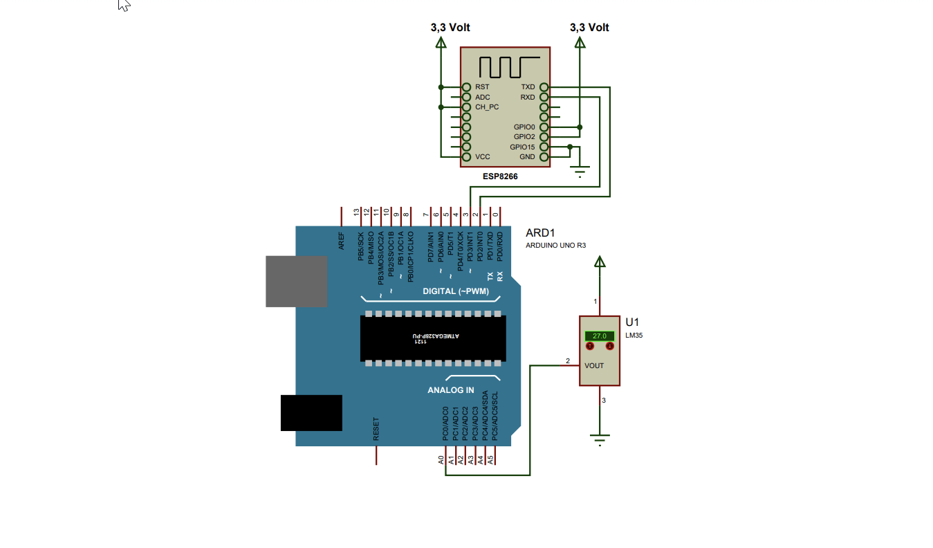 Project Arduino IoT Monitoring Suhu Melalui Internet