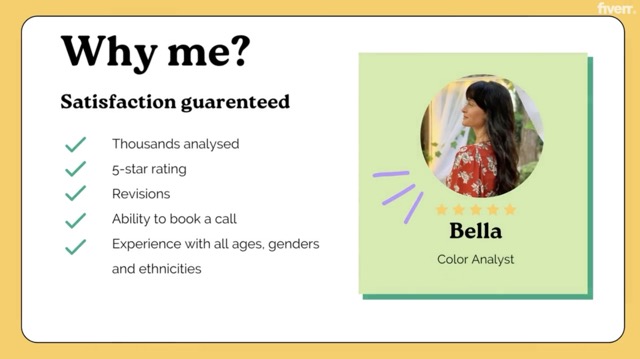 Seasonal color analysis quiz