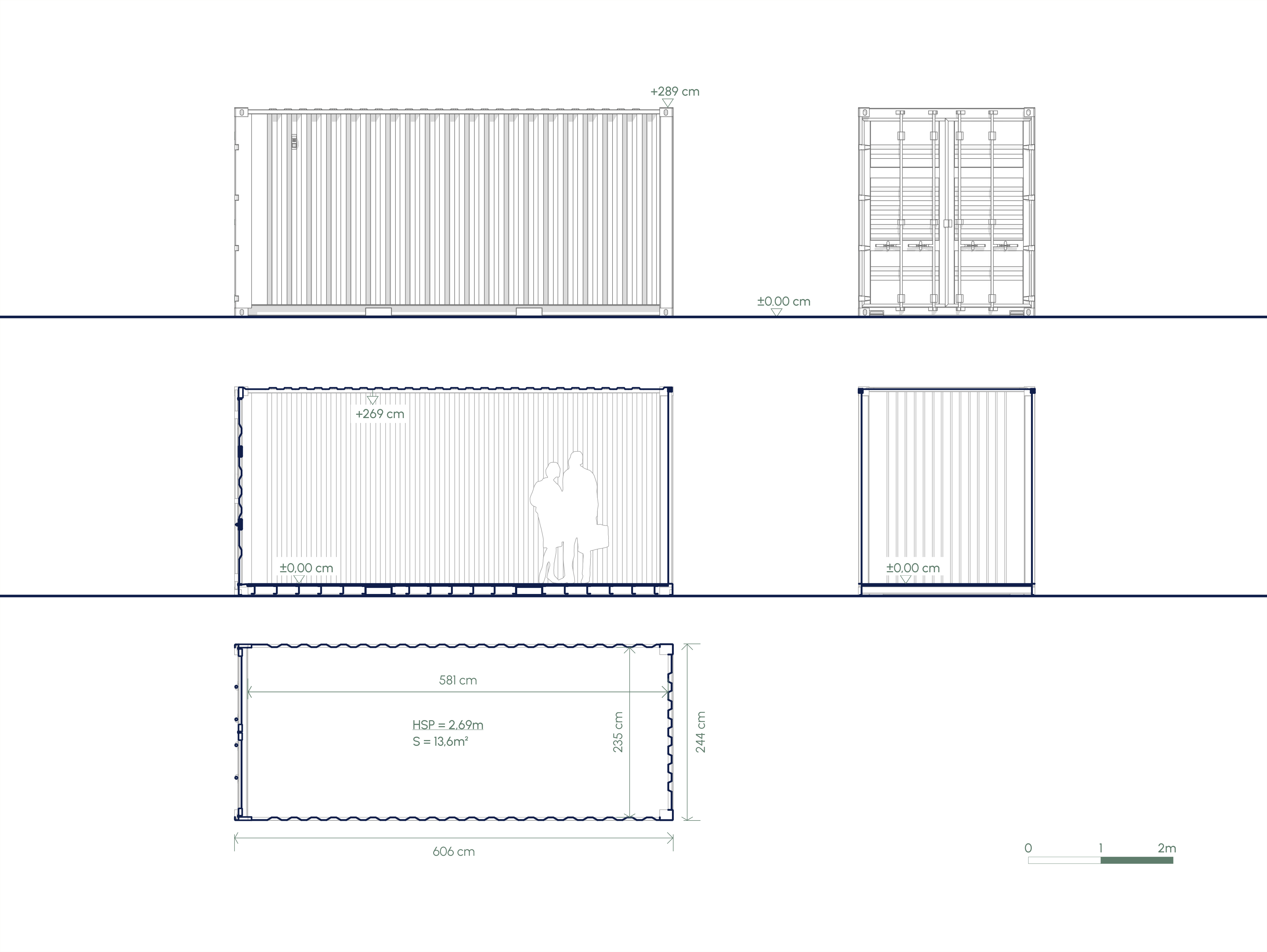 Studio 15m²