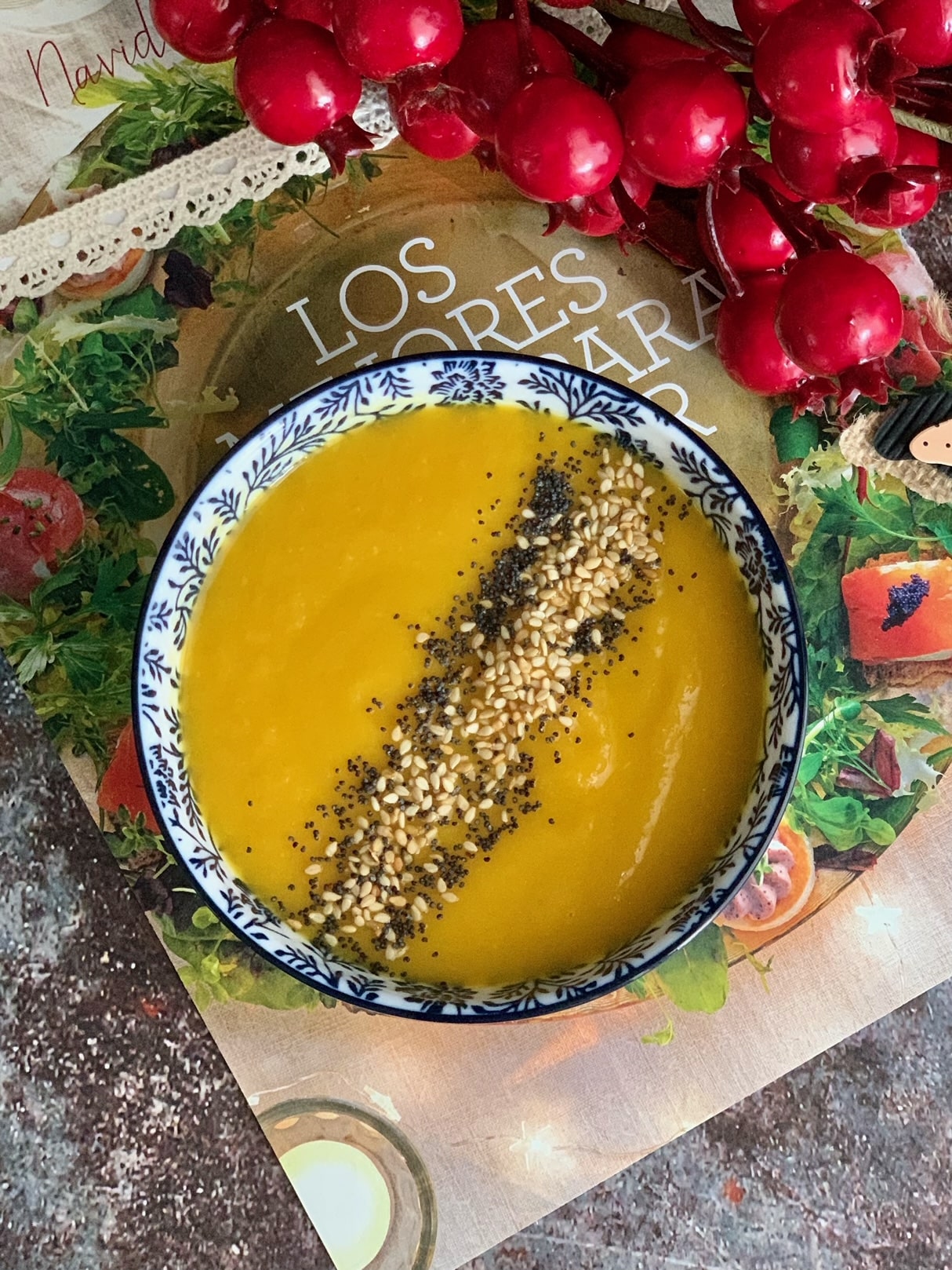 Crema de Calabacin y Zanahoria