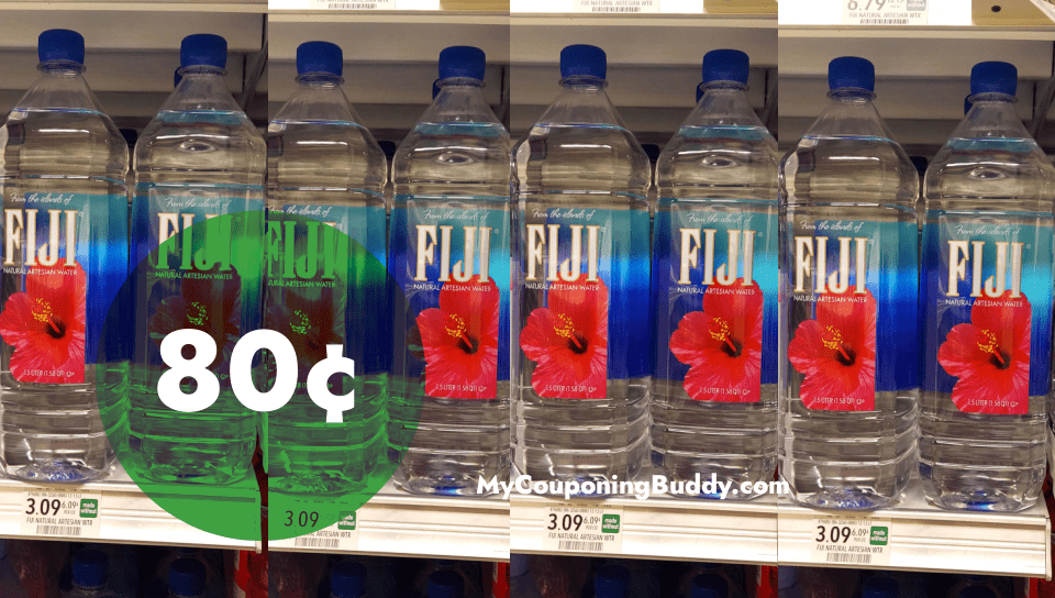 FIji Water 1.5L bottle 80¢ ea at Publix My Publix Coupon Buddy