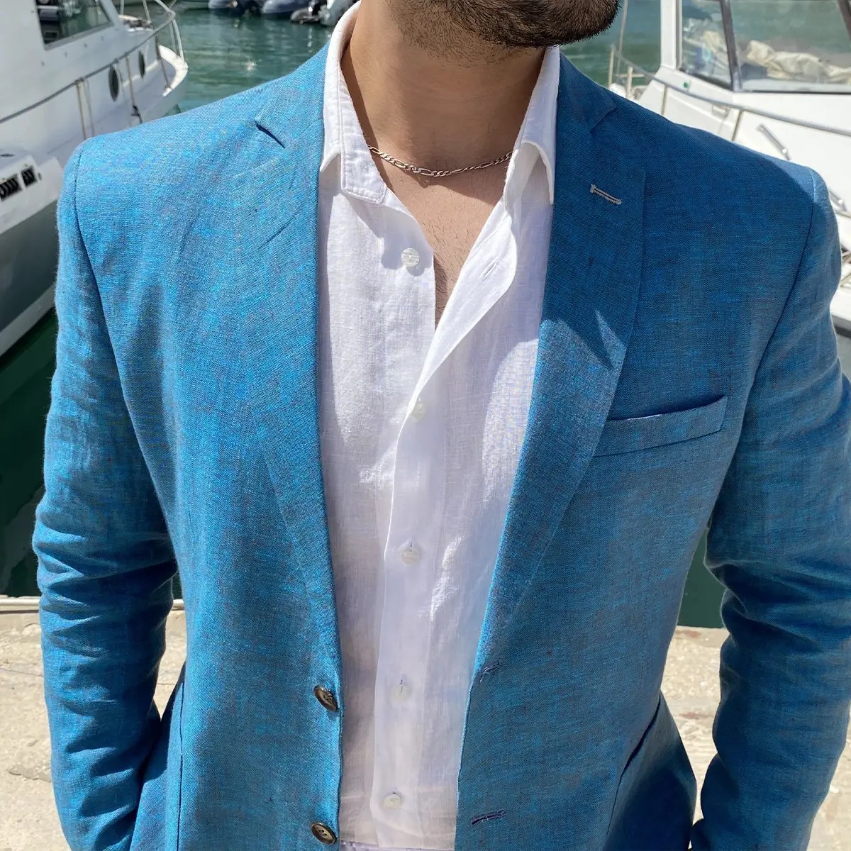 Veste Tramontana en pur lin