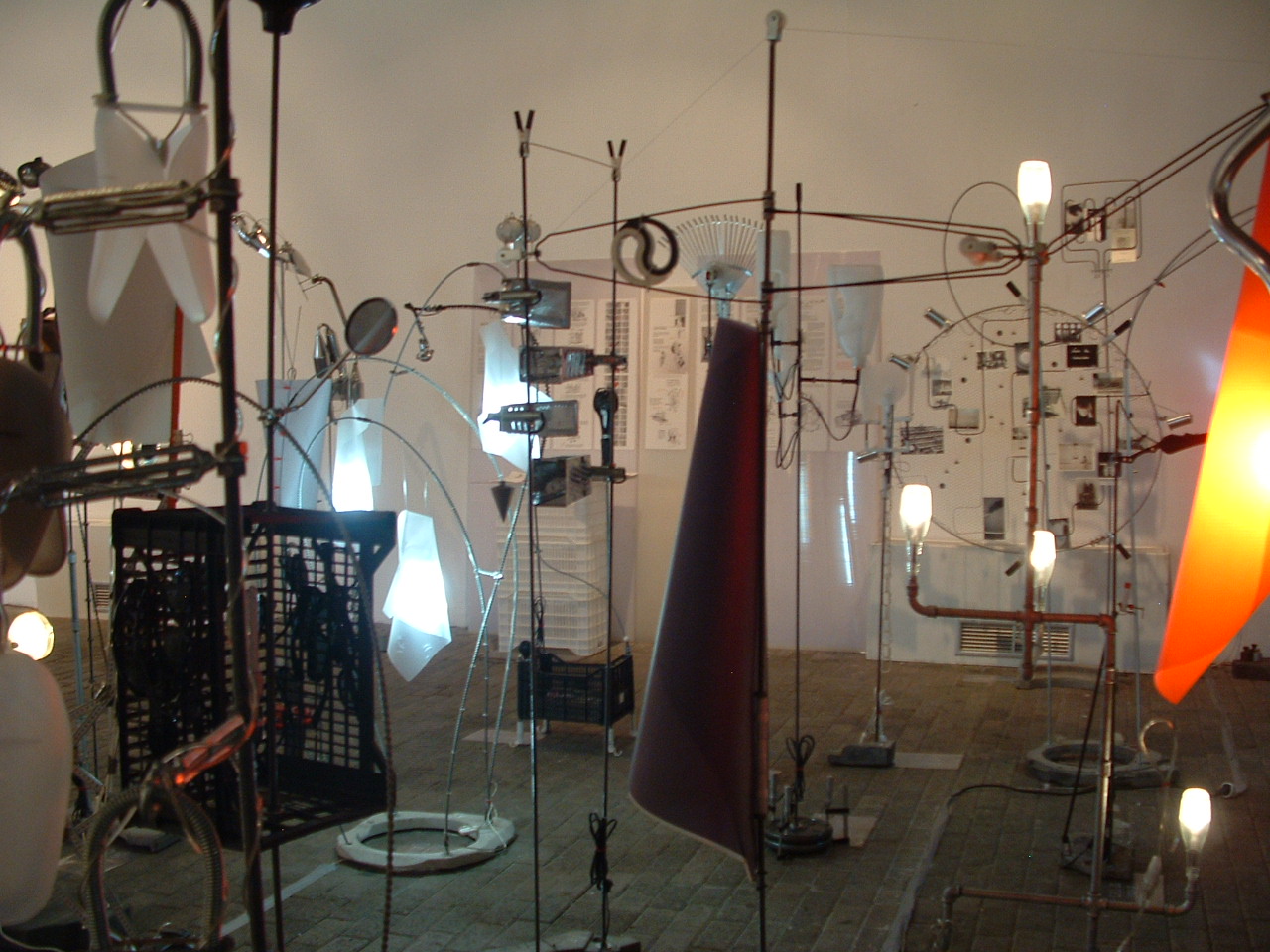 Lamps made with kitchenware