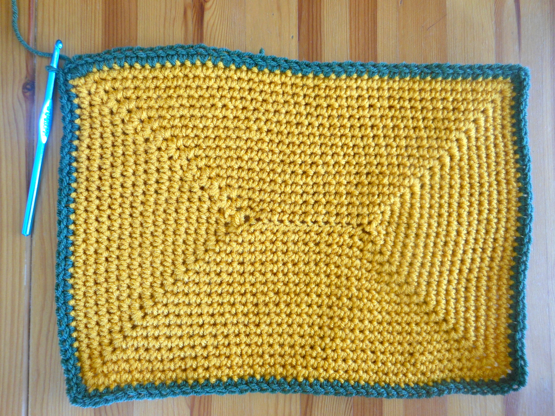 Crochet Rectangle Pattern Rectangular Crochet Placemat