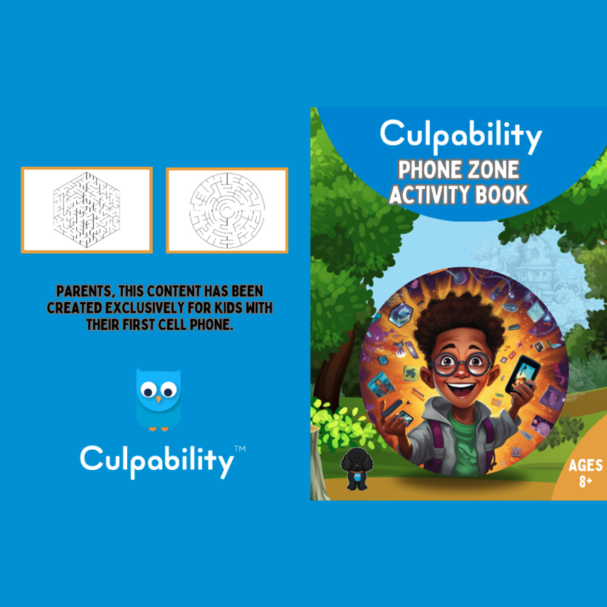 Culpability Phone Zone Activity Book