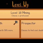 Stardew Valley Blacksmith or Prospector ? And Why ?