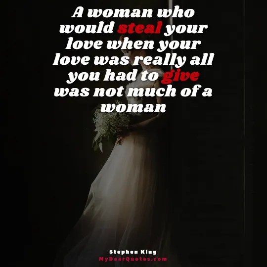 Maybe as a wife and mother. Life Destroying Cheating Wife Quotes With Images