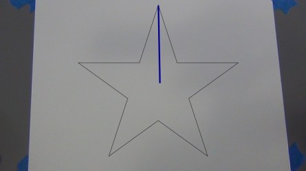 impossible star draw step drawing line simple put paper long five