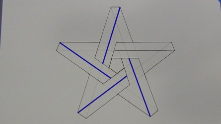 impossible star draw step pencil drawing erase line