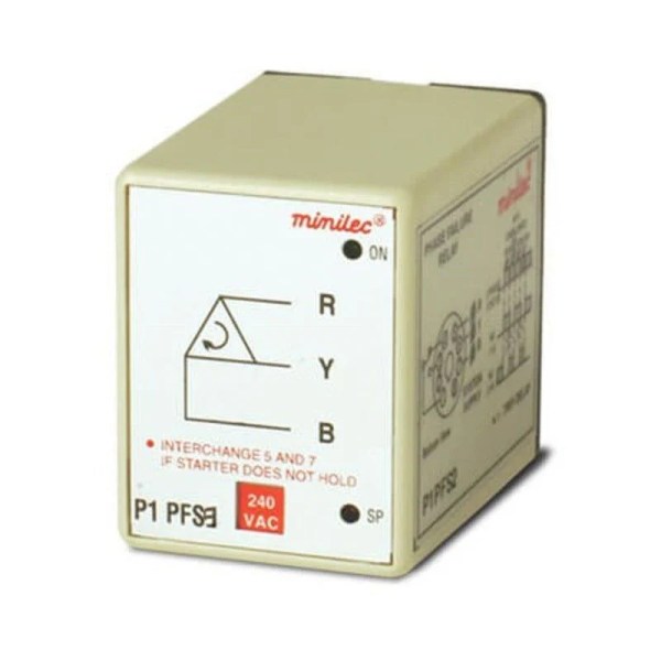 P1 PFS 1 Minilec Phase sequence Relay