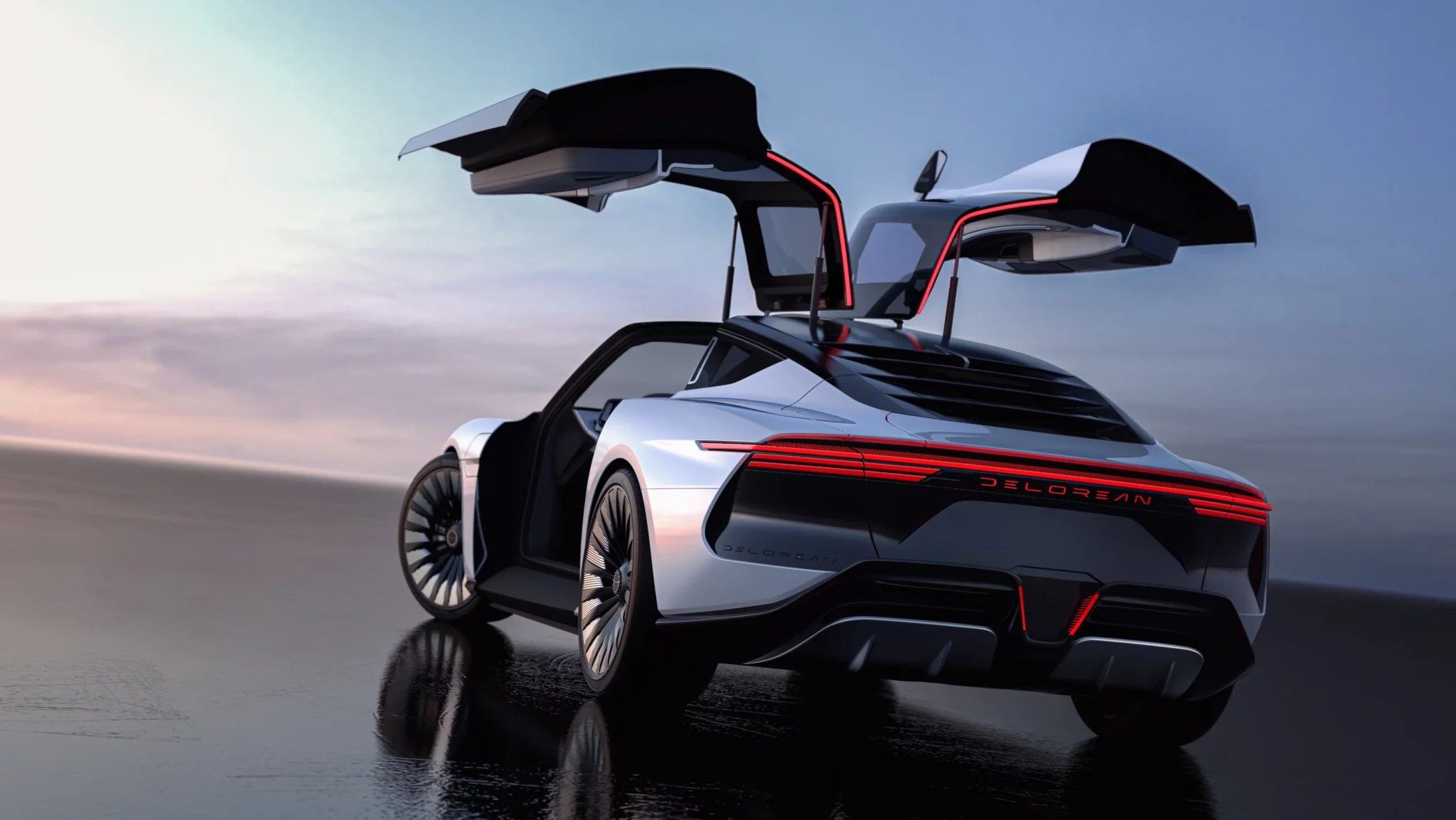 Delorean motors ReImagined Sued
