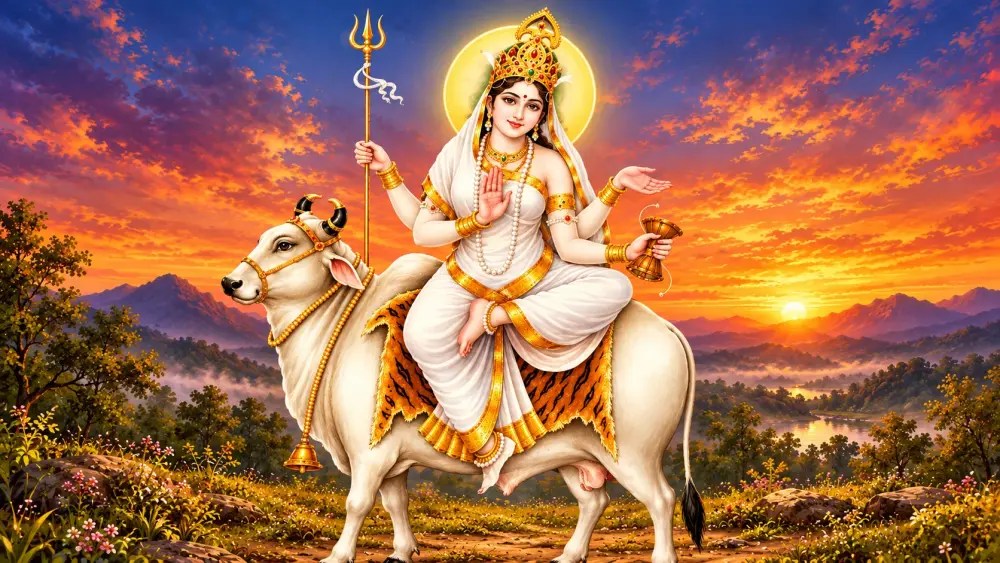 Maa Mahagauri, goddess worshipped on the 8th day of navratri