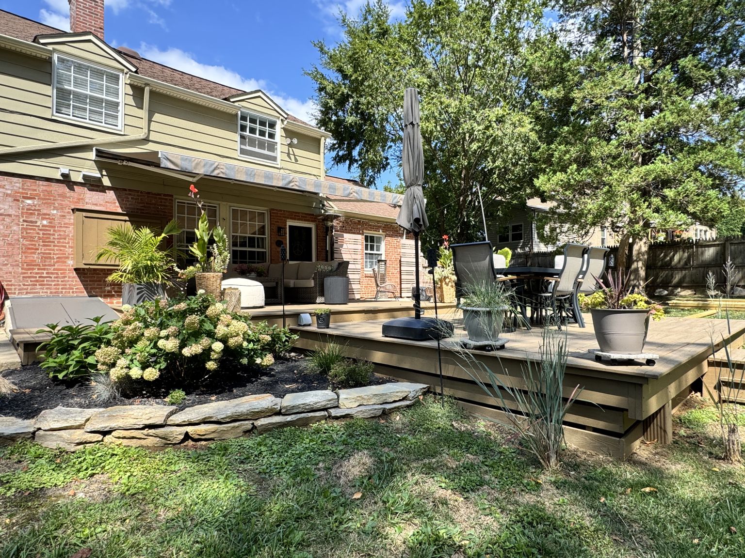 House - backyard deck - boost home value 