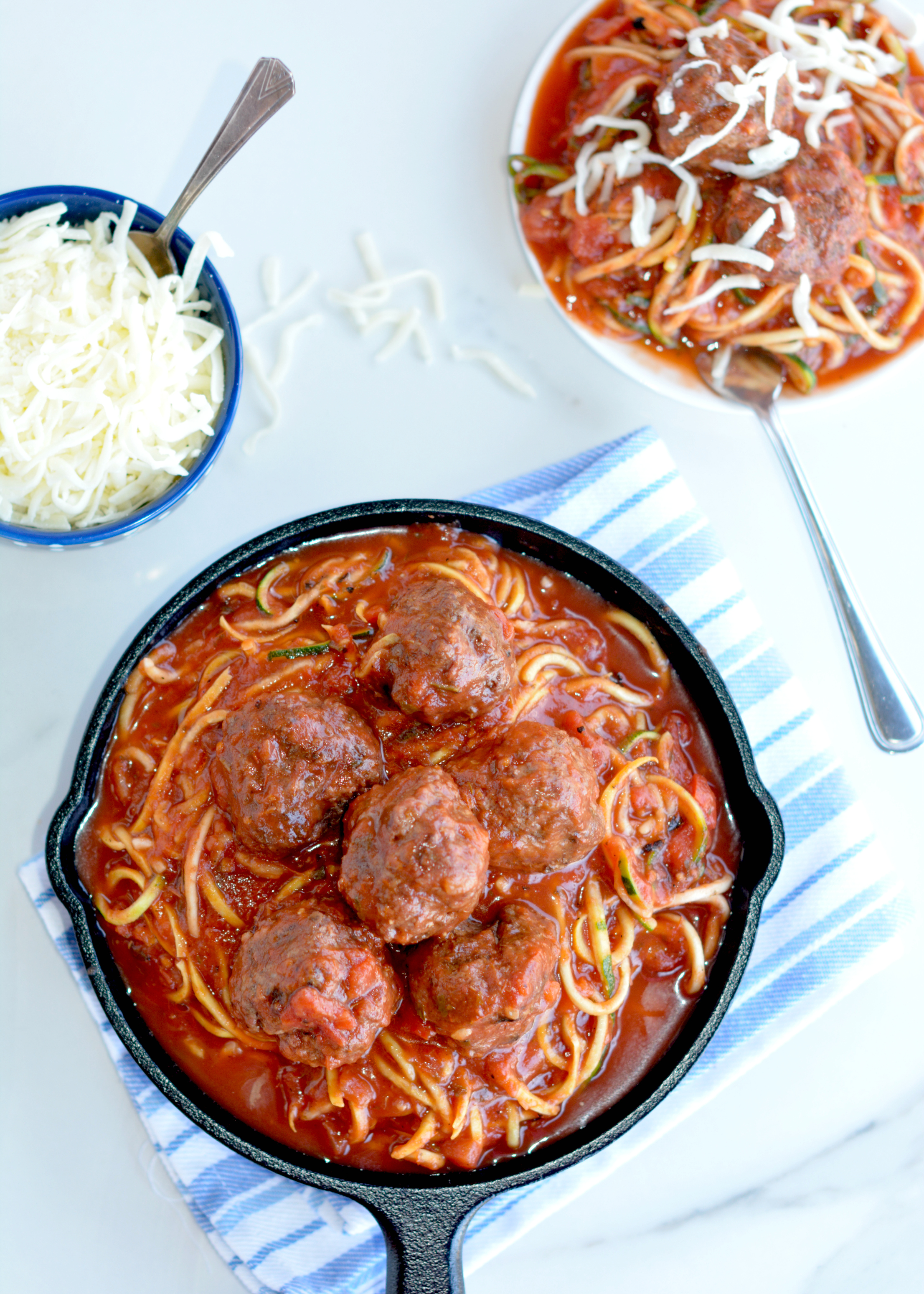 Zoodles with Meatballs