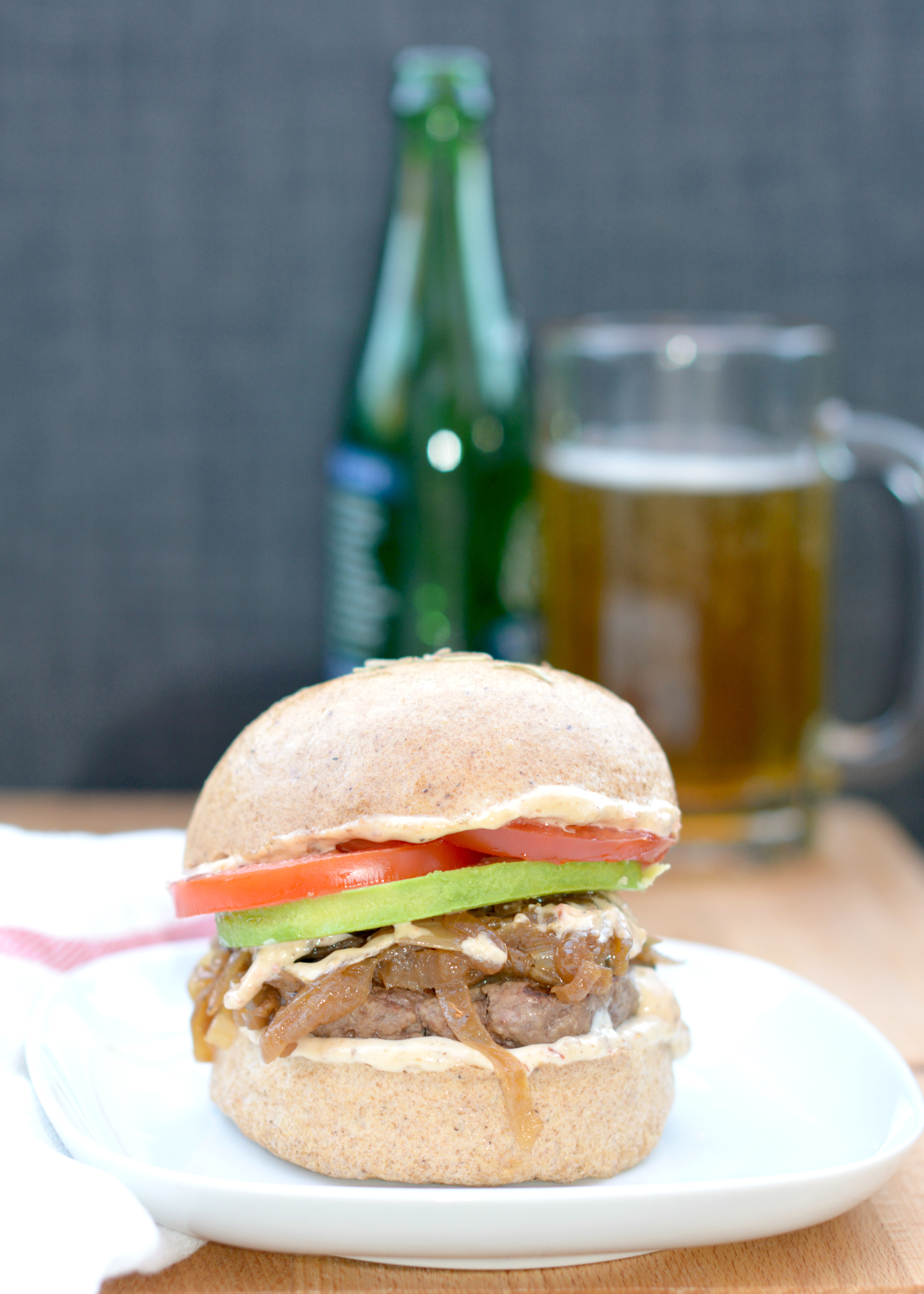 loaded cheeseburger