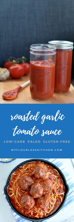 Roasted Garlic Tomato Sauce